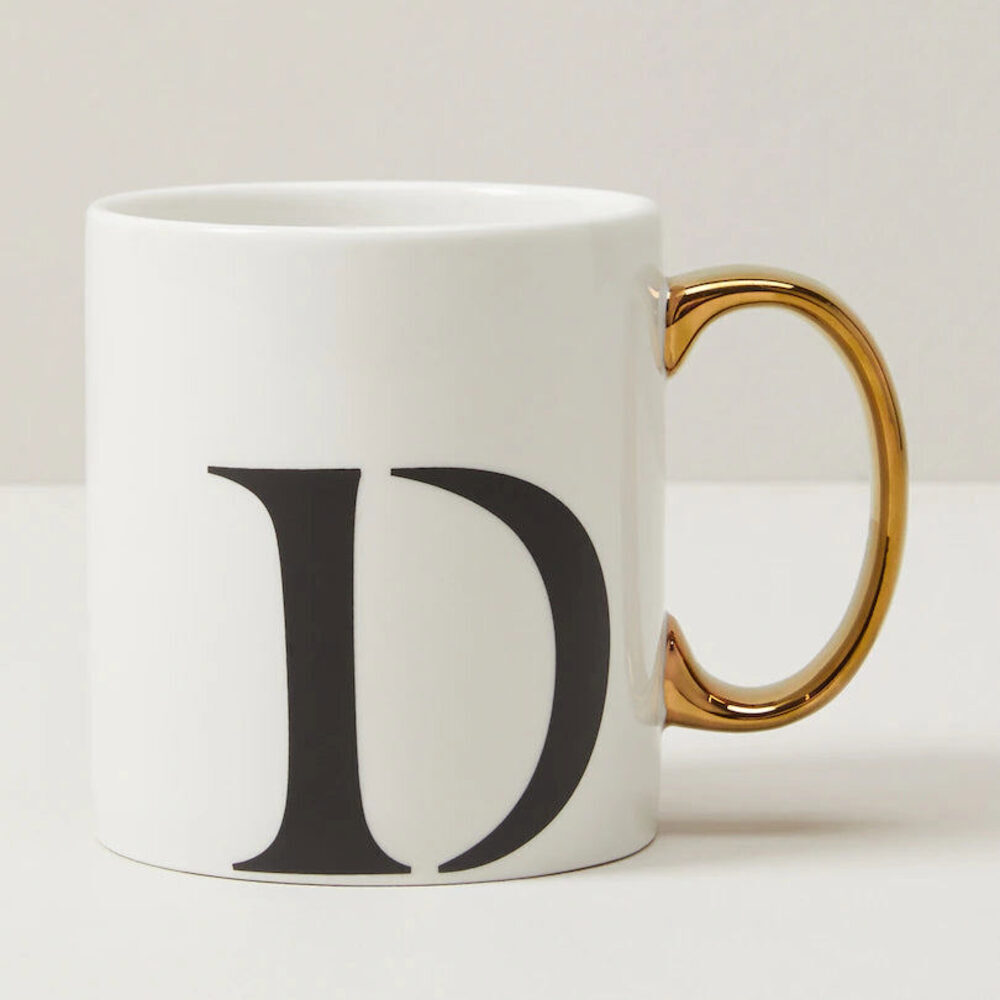 MONOGRAM MUG - WHITE - VARIOUS LETTERS - Picture 2 of 15